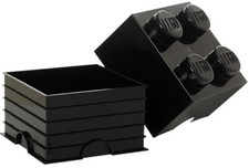 LEGO Aufbewahrungsstein STORAGE BRICK 4 5,7 Liter schwarz