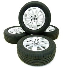 Original VW Audi 16 Zoll Alufelgen mit Sommerreifen 215/60/16 99H 7N0601025 K