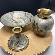 Set Vintage Emaillierte Solid