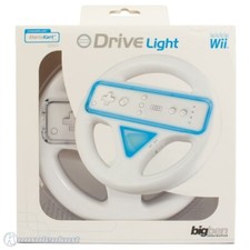 Wii - Controller Aufsatz: Lenkrad / Racing Wheel mit farbigen Leuchten [BigBen]