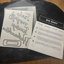 Framelits - Dies - Frohe Feiertage Stampin up Sizzix Big Shot