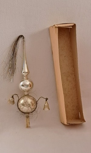 Alte christbaumspitze glas - alte,