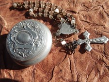 Kleiner Rosenkranz Glaspaste