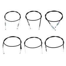 Bowdenzüge Set 6-teilig schwarz (2-Gang) für Hercules Prima 3 5 M5 P3 Optima 3
