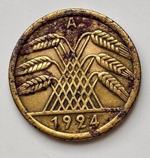 Weimar Republik 50 Rentenpfennig 1924 A Km#34