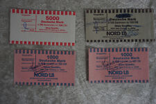 4 x D-Mark Geldscheine