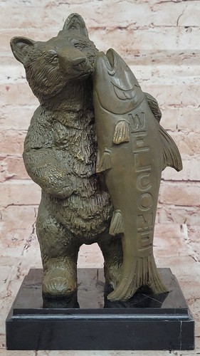 Bronze bären skulptur mit - bronze,
