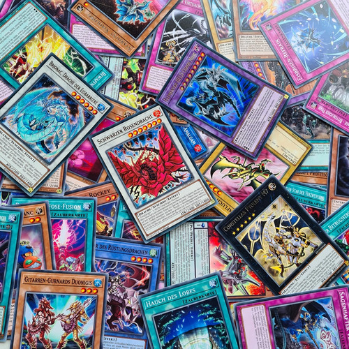 100 yugioh karten - karten,