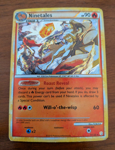 Pokémon tcg ninetales rare - pokémon,