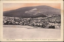 Braunlage Wurmberg Winter Rodelbahn Sprungschanze
