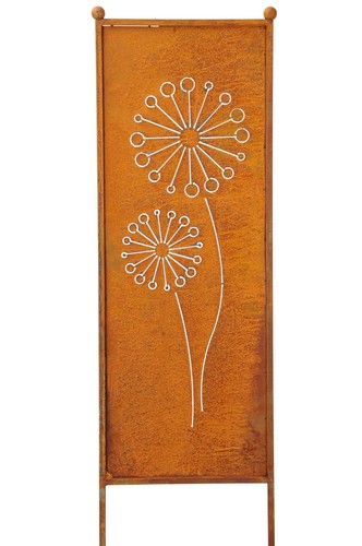 Stele edelrost sichtschutz - stele,