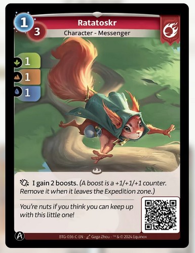 Altered tcg bravos ratatoskr - tcg,