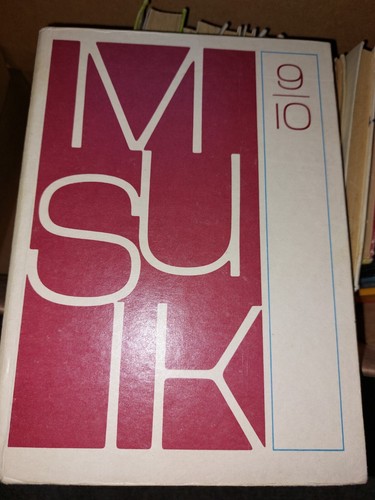 Ddr schulbuch musik 10 - musik,