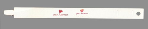 Werbekarte armband par - armband, amour