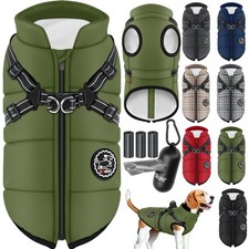 LOVPET® Hundejacke Hundemantel + 45x Kotbeutel Hunde Winter Weste wasserdicht