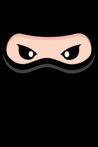 Ninja eyes halloween maske - ninja,