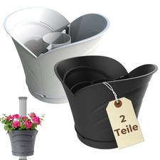 Blumentopf für Regenrohr