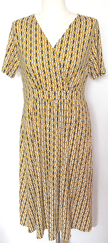 Zero kleid gelb schwarz - kleid,