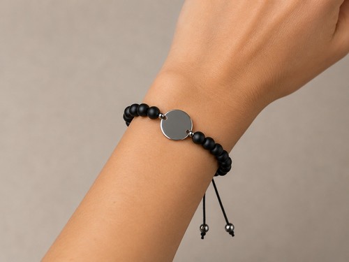 Armband schwarz mit