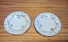 Alt Mitterteich 1887 Bavaria Teller mit feinem Goldrand und blau / gold Bemalung