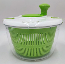 Salatschleuder‎ manuell Salatwäscher Salat Spinner 5L Grün KMAKII TSQ10