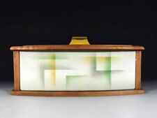 WÄCHTERSBACH Art Deco Keramik Brotkasten ° 30er Jahre Spritzdekor °°