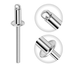 #Blindniete Nieten Alu/Stahl 10-1000 Stk Popnieten Flachkopf Blindnieten 2,4-6,4