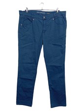 JOKER Herren Cordhose W42 L32 Blau Casual Hose Gr. 58 4XL