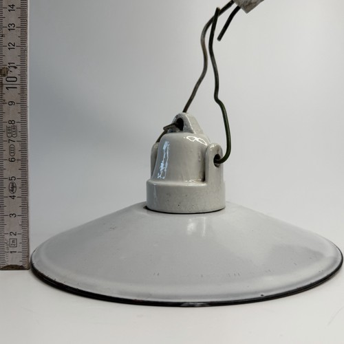 Vintage emaille lampenschirm - vintage,
