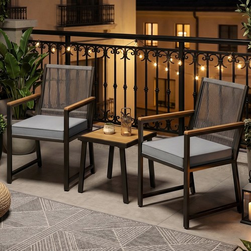 Polyrattan sitzgruppe mit - polyrattan,