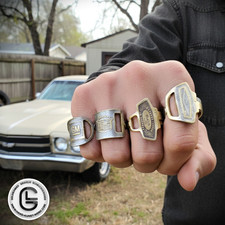 Oldtimer Autoschlüssel Ring | V8 US-Car Hot Rod Muscle Car | Vintage Car Key