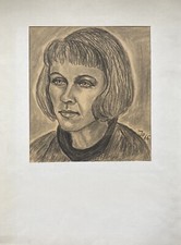 Person Porträt Frau mit halblangen Haaren Mode Joachim Cordsen Berlin