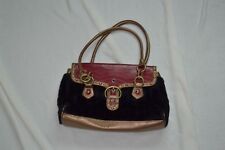 Picard Handtasche schwarz gold Felltasche Pelztasche NEU rot Plüschtasche