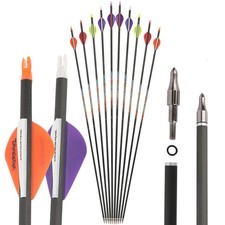 31 Zoll Carbonpfeile Jagdpfeile Spine250-600 Bogenschießen Recurve Bogen Jagd