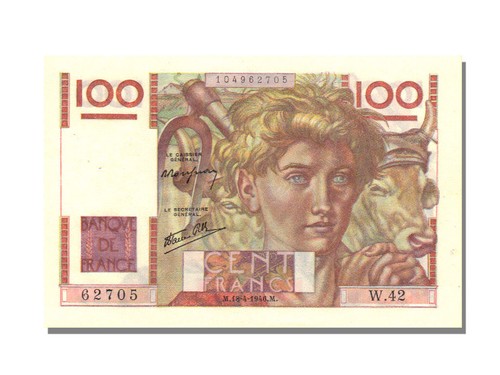 Geldschein frankreich 100 - geldschein,, frankreich,