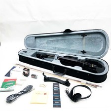 Vangoa Elektrische Violine 4/4 Silent Practice Violine in voller Größe für Anfän