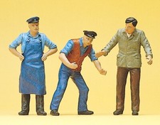 Preiser Spur I 63060 Güterbodenpersonal .  Maßstab 1:32