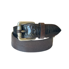 Gürtel Luxus Straußenleder
