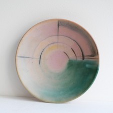 Hildegard Delius Rheinsberg Teller rund Keramik Art Deco handbemalt um 1930