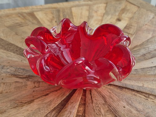 Murano glas kunstschale - murano,