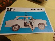 Trabant 601  Prospekt Die neuen Sitze Ende 60iger Jahre 
