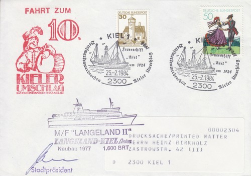 Kieler umschlag sonderst - kieler, '84
