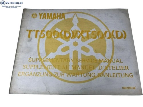 Yamaha tt500 xt500 - yamaha, tt500(d)/xt500(d)