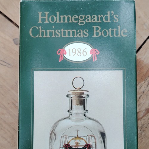 Holmegaard christmas bottle - holmegaard,