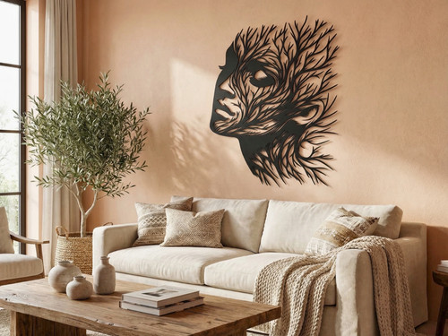 3er set blumen wanddeko - set, lotus