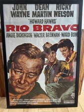 Rio Bravo (1959) | US Filmplakat, Poster [98,5x68,5 cm] incl. Rahmen