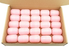 25 Ü-Ei Kapseln in ROSA glänzend für Tombola, JGA, Hochzeit, Geocaching etc