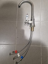 OLD STYLE Edelstahl-Spültischarmatur Niederdruck