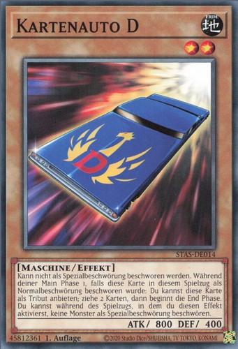 Yugioh kartenauto stas - yugioh, d