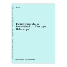 Fabrikverkauf etc. in